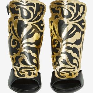 MIISTA HEELS — ROSE METALLIC